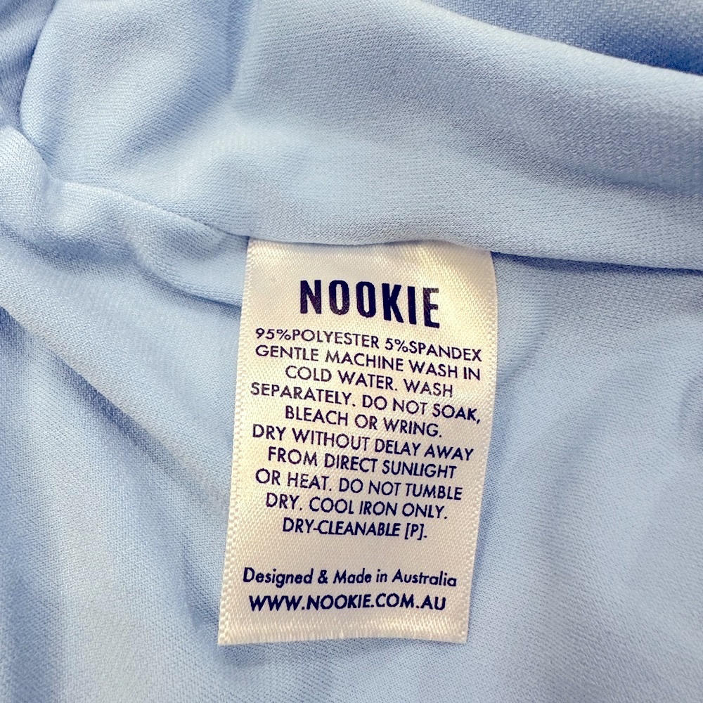NWT Nookie Envy Midi Dress Blue sizes Medium & Large - Picture 9 of 9